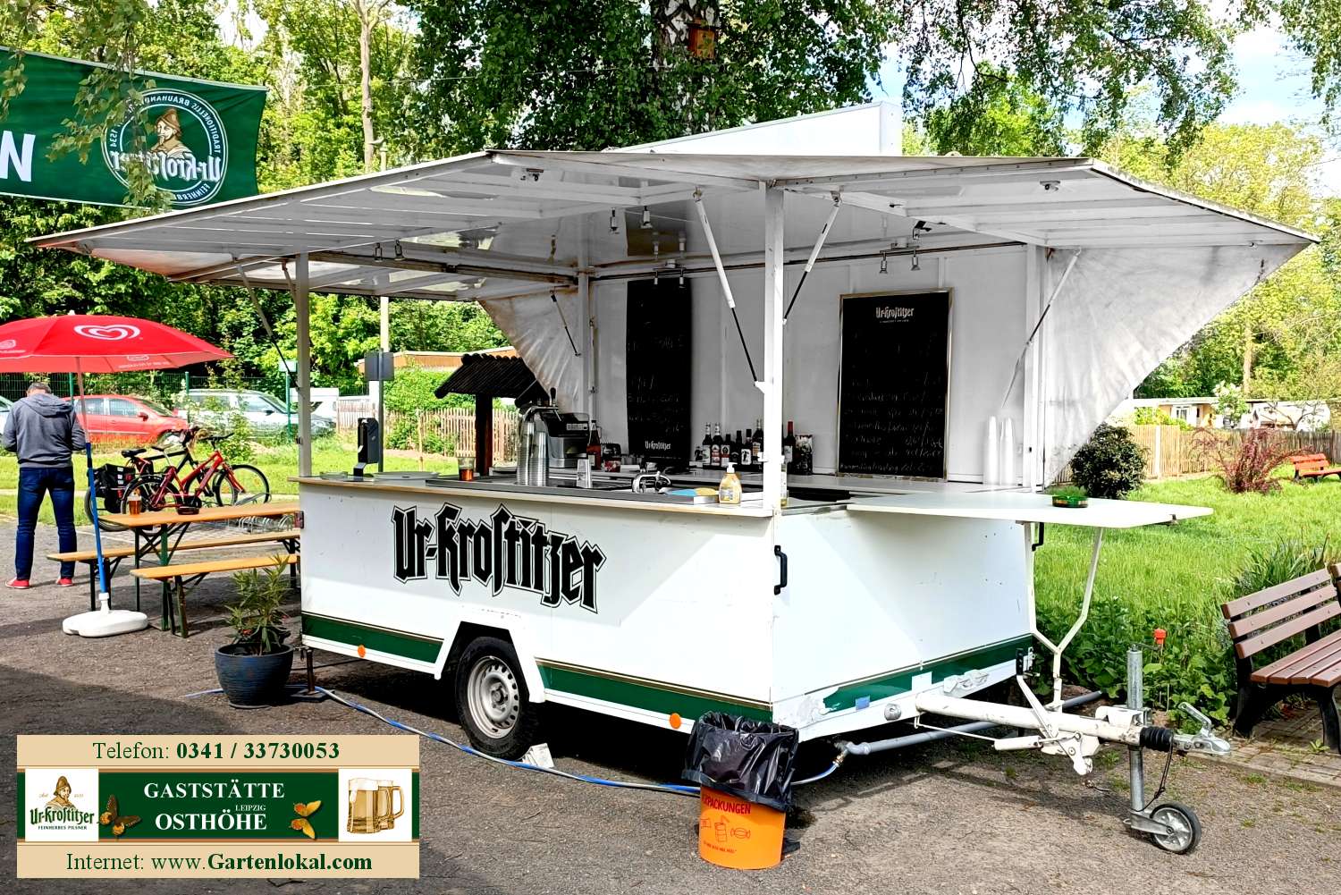 Bierwagen mit Personal - Gastroservice fr Ausschankwagen, Zapfanlage und Schankanlage Technik mieten in Leipzig